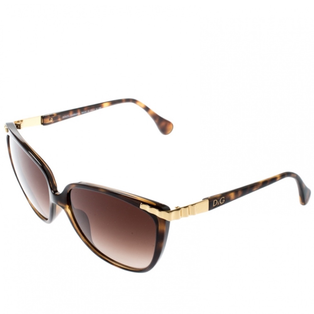 Dolce and Gabbana Brown DD 8096 Cat Eye Sunglasses